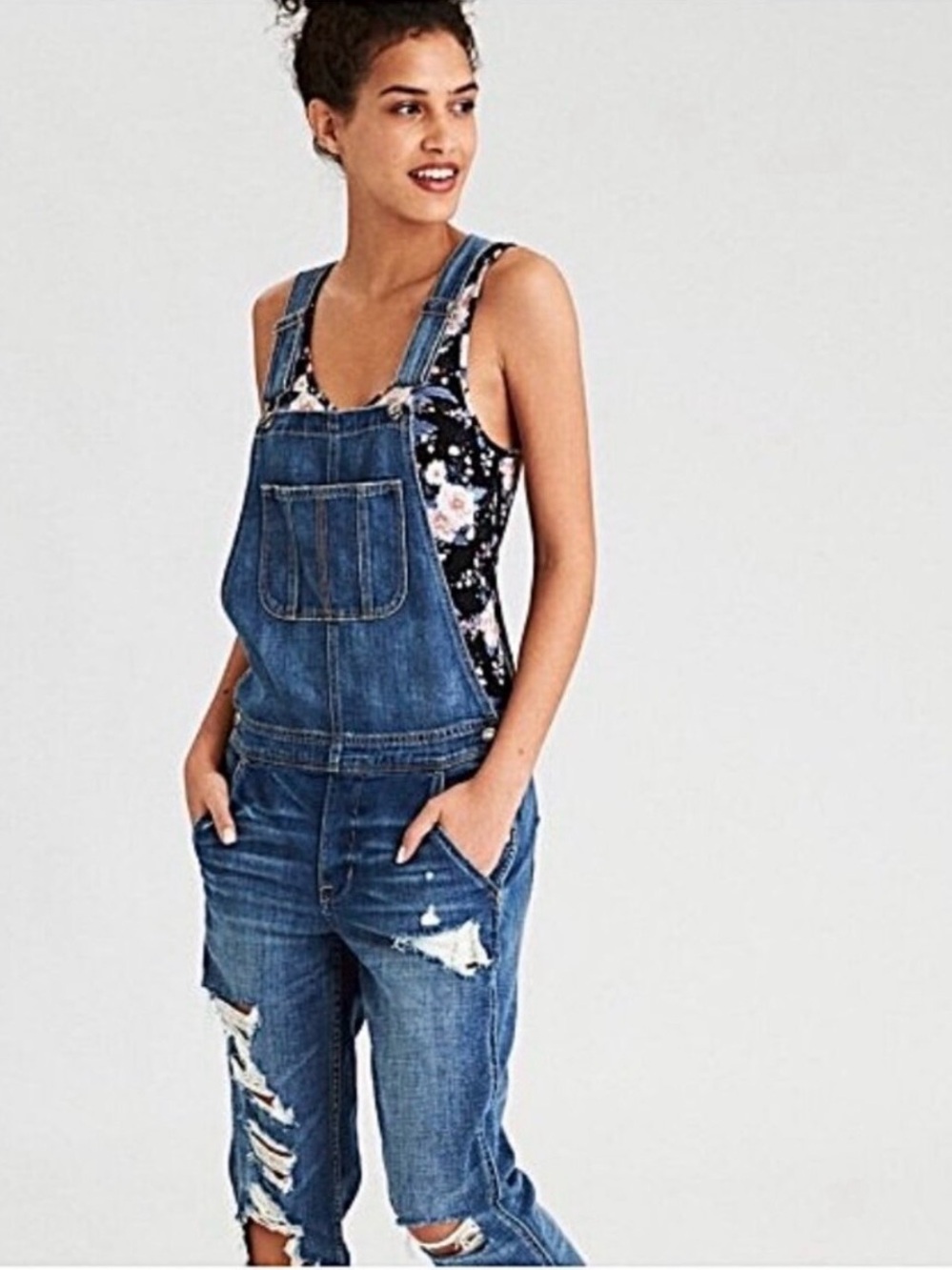 AEO Tomgirl Overalls